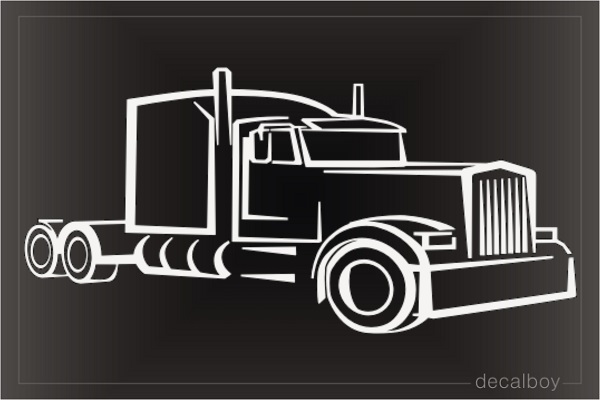 18 Wheeler Truck Decal