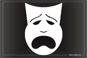 Mask Sad Car Decal