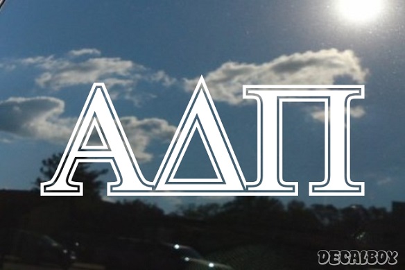 Alpha Delta Pi Vinyl Die-cut Decal