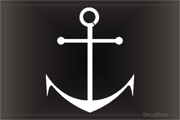 Anchor 12 Car Decal