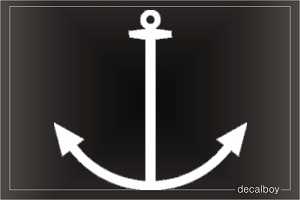 Anchor 2 Car Decal