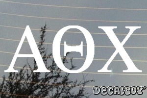 Alpha Theta Chi Vinyl Die-cut Decal