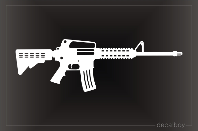 Ar 15 Assault Rifle Decal