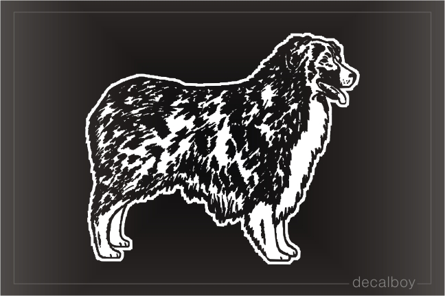 Australian Shepherd Car Window Decal