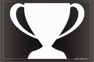 Award Cup Car Decal