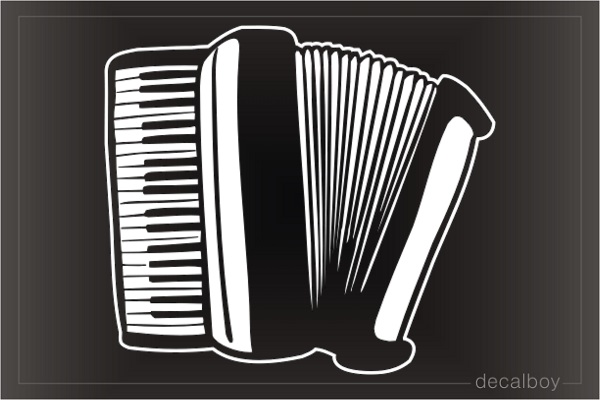 Accordion Car Decal