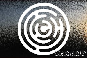 Alien Crop 12 Car Decal