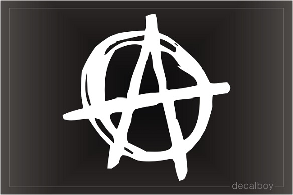 Anarchy Car Decal