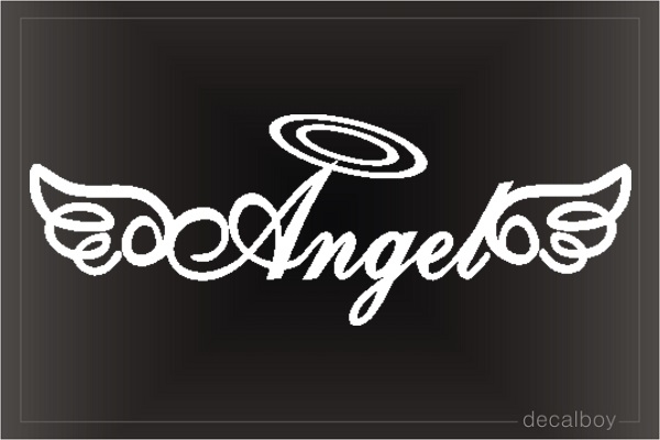 Angel Window Decal