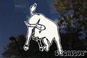 Bull 222 Window Decal