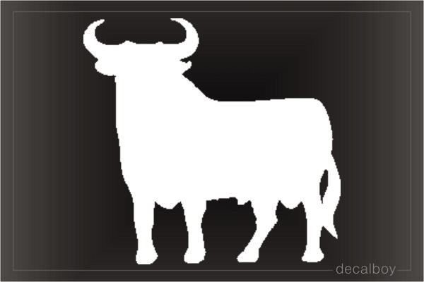 Bull Window Decal