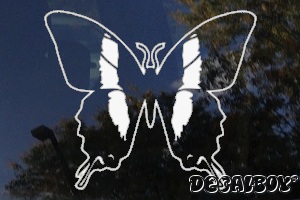 Swallowtail Butterfly Image Window Decal