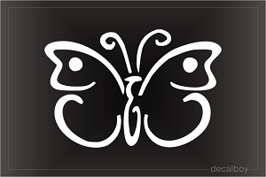 Butterfly 30 Window Decal