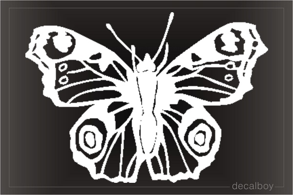 Blue Morpho Butterfly Window Decal