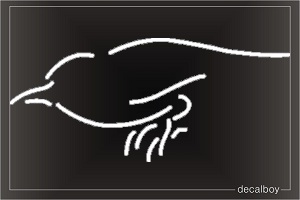 Crow Window Decal