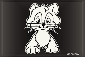 Kitten Window Decal