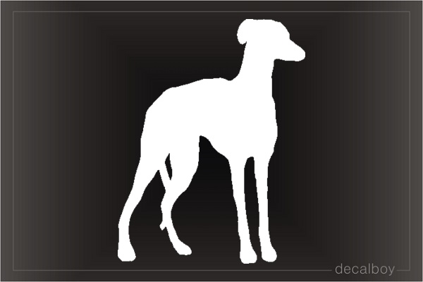 Greyhound Car Window Decal