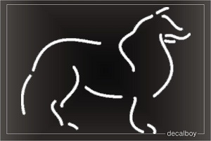 Dog 4 Car Window Decal