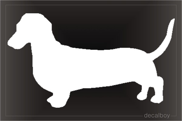 Daschund Car Window Decal