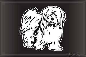 Maltese Car Window Decal