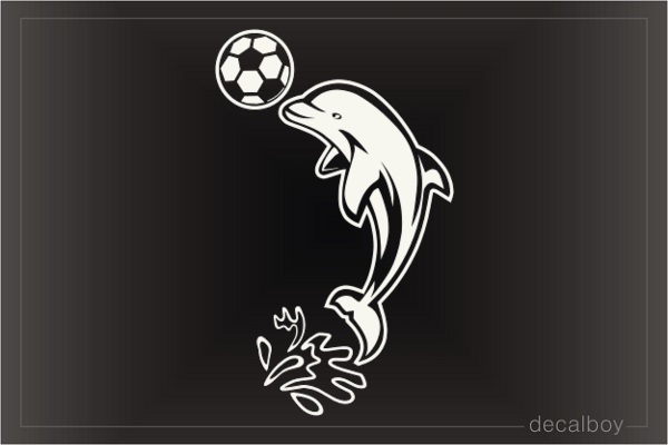 Dolphin Ball Window Decal