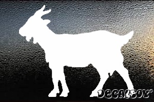 Goat Window Decal