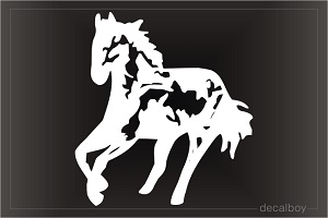 Gallopin Horse Car Window Decal