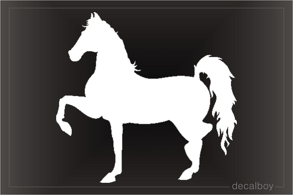 American Saddlebred Horse Car Window Decal