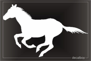 Horse Running Car Window Decal