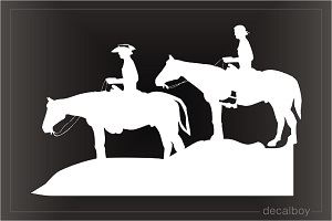 Horse 123 Car Window Decal