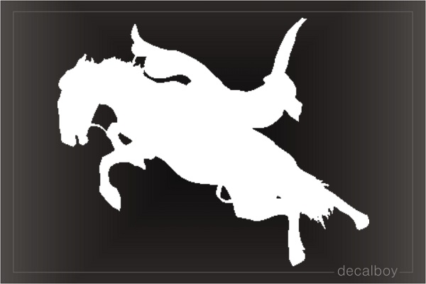 Horseback, Rodeo Car Window Decal