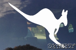 Kangaroo Joey Window Decal