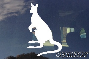 Kangaroo 123 Window Decal