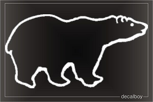 Polar Bear Window Decal