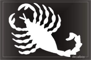 Scorpion 123 Window Decal