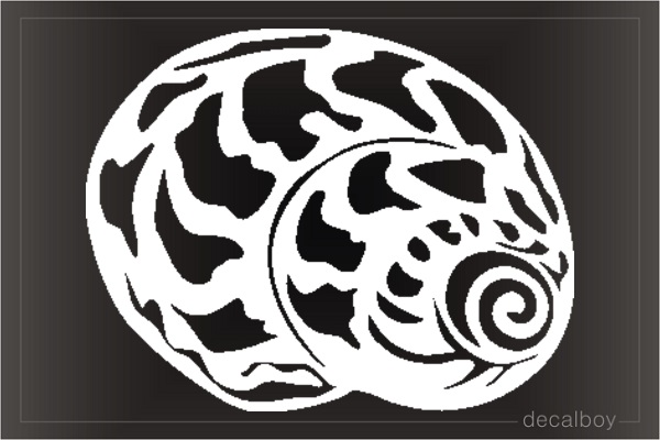 Sea Shell Window Decal