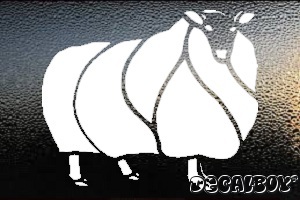 Sheep 2 Window Decal