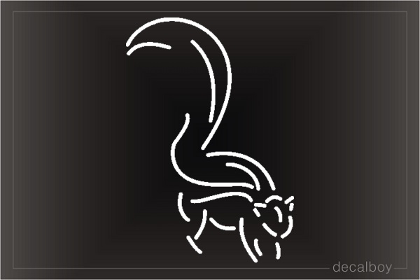 Skunk Window Decal