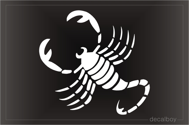 Scorpion Window Decal