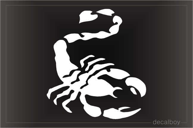 Scorpion Emperor Window Decal