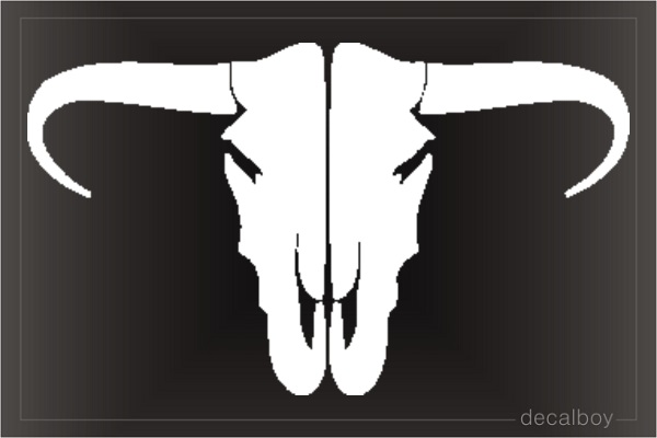 Tribal Bull Window Decal