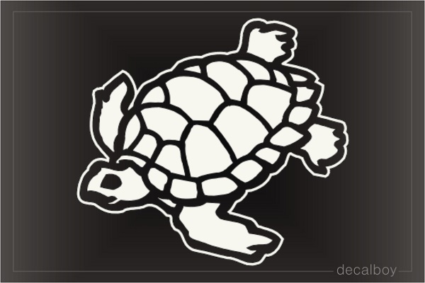 Turtle 5 Window Decal