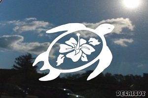 Sea Turtle Hawaiian Honu Car Window Decal