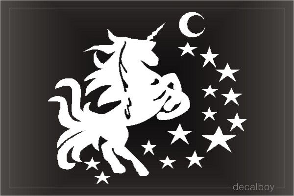 Unicorn Window Decal