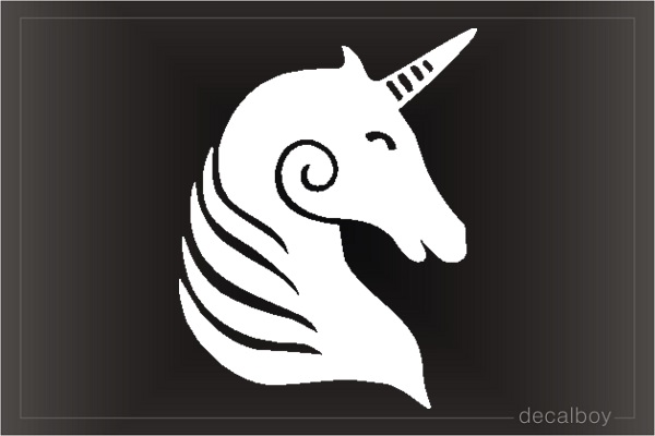 Unicorn 11 Window Decal