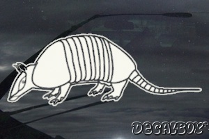 Armadillo Window Decal