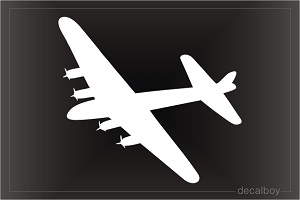 B 17 World War Ii Bomber Car Decal