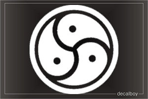 Bdsm Symbol Sign Car Decal