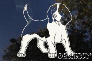 Beagle Car Window Decal