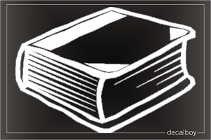 Book Car Decal